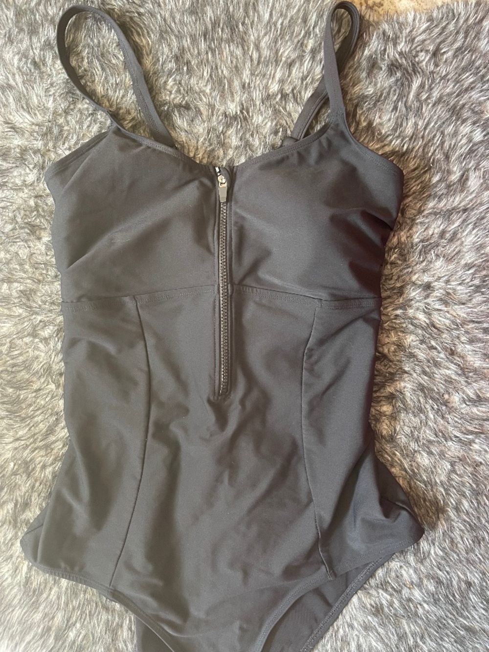 Torrid 0x size 12black Corset Shape Swim One Piece front zipper